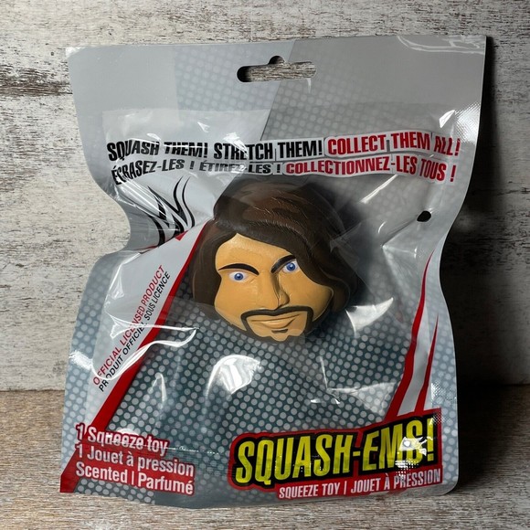 Lot of 23 WWE WWF AJ Styles Squash-Ems One Squeeze Toy BIRTHDAY FILLERS NEW - Picture 3 of 12
